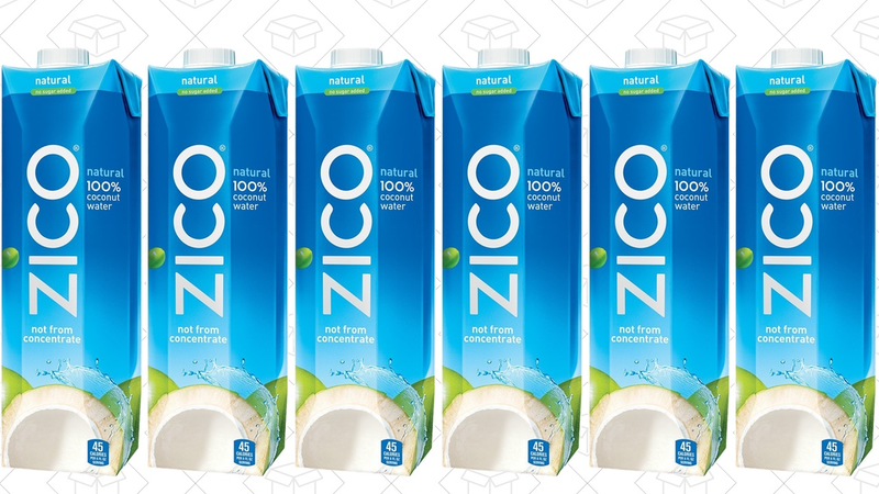 6-Pack ZICO 34 oz. Coconut Water Cartons, $10 with Subscribe & Save